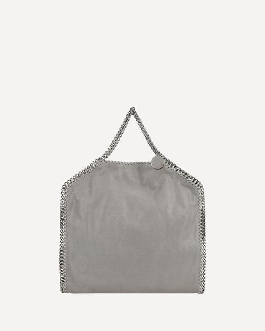 Stella McCartney Gray Falabella Fold Over Tote Handbag