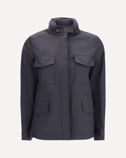 Loro Piana Blue Windmate Traveller Mini Field Jacket