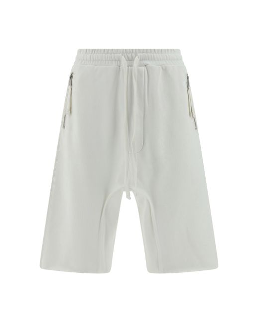 Thom Krom White Shorts for men