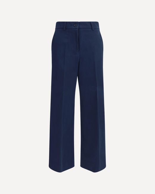 Weekend by Maxmara Blue Urial Cropped Trousers