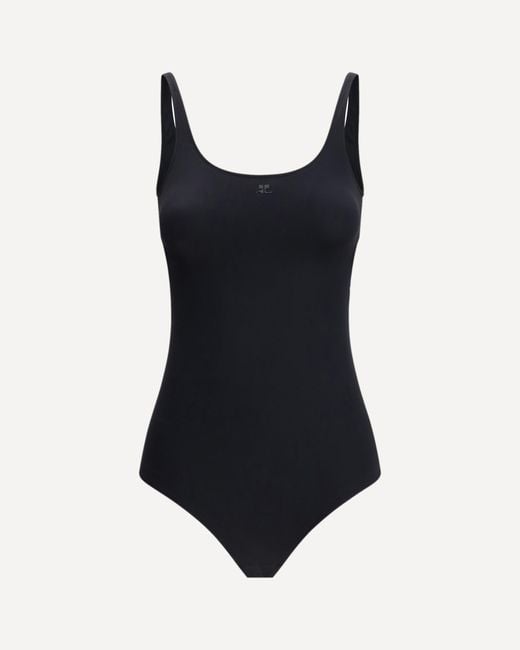 Courreges Black One Piece Swimsuit With A Cut-Out Detail