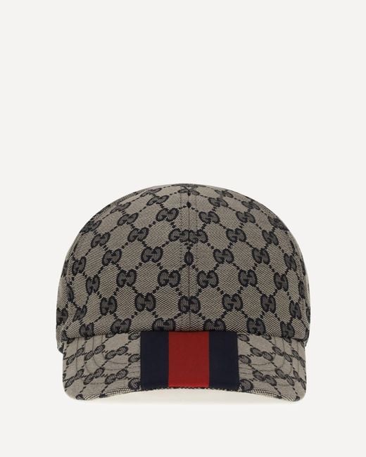 Gucci Gray Baseball Hat for men