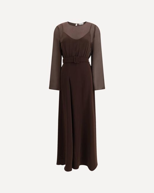 P.A.R.O.S.H. Brown Dresses