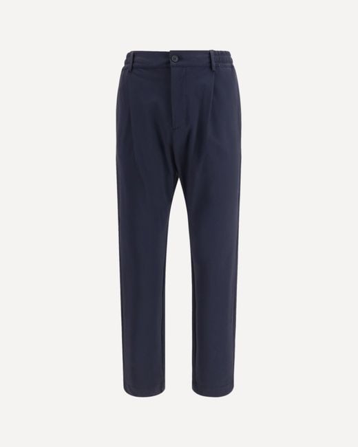 Cruna Blue Pants With Elasticated Waistband for men