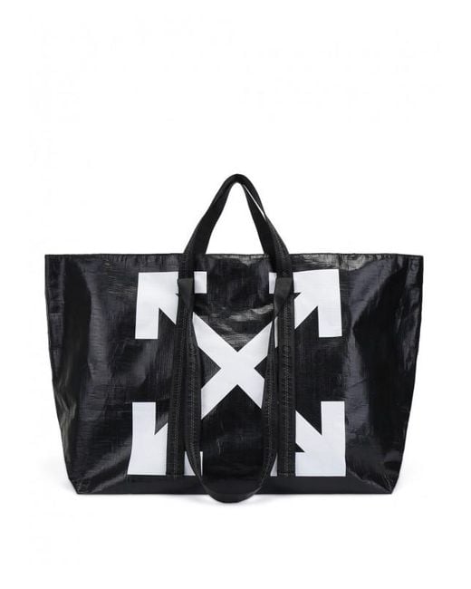 Off-White c/o Virgil Abloh New Commercial Tote Bag in Black