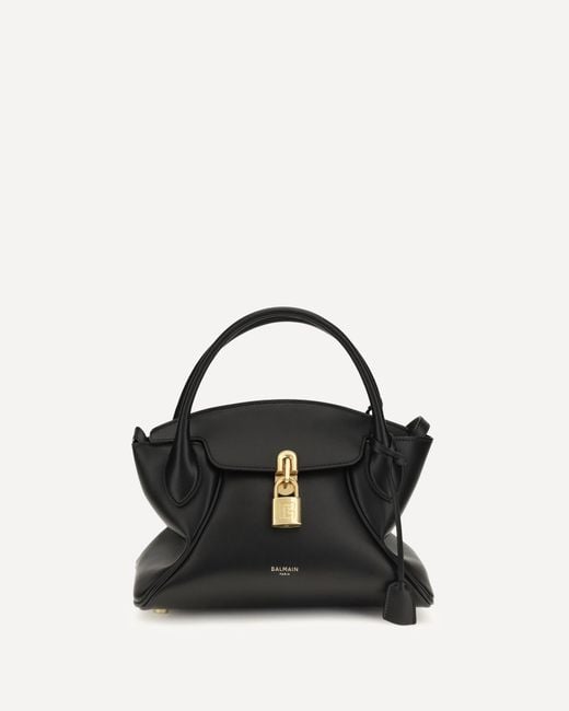 Balmain Black Small Pulse Day Handbag