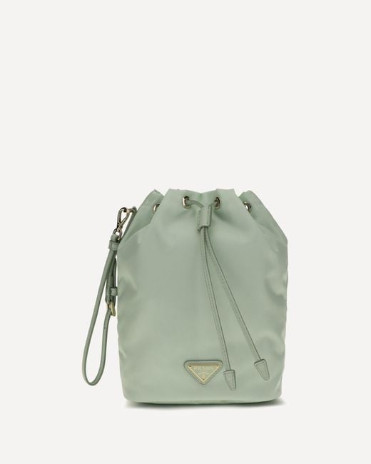 Borsa A Secchiello di Prada in Green