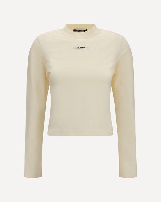 Jacquemus White Long-Sleeve T-Shirt