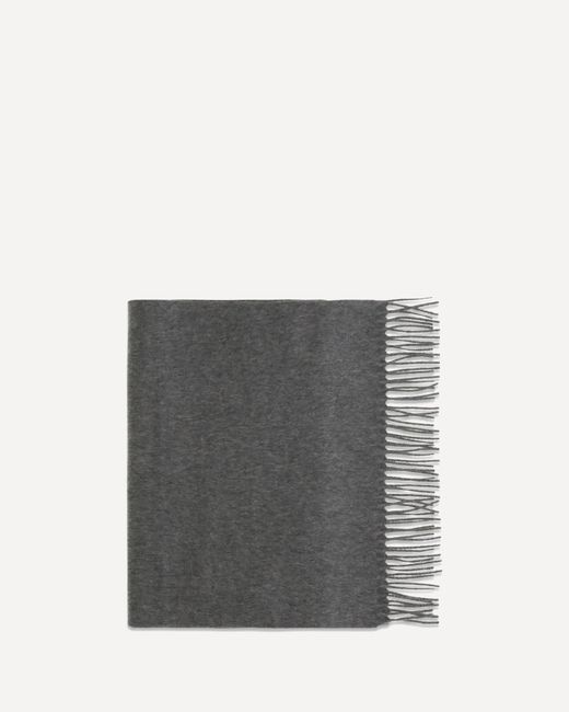 Loro Piana Gray Cashmere Scarf for men