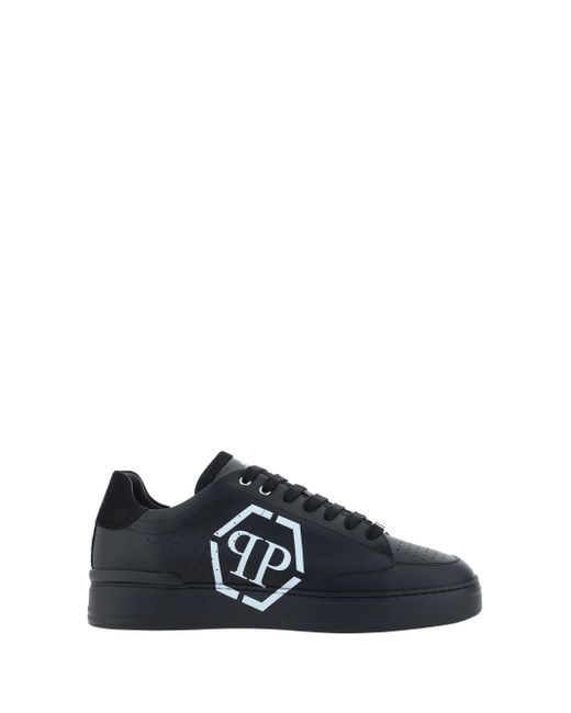 Philipp Plein Black Lo Top Sneakers for men