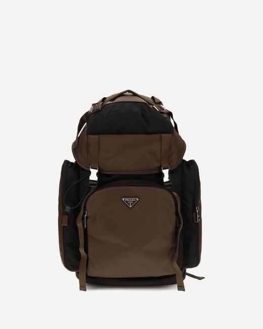 Prada Black Re-Nylon Backpack for men