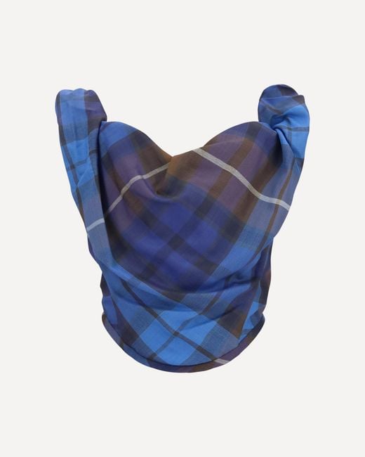 Vivienne Westwood Blue Sunday Checked Corset