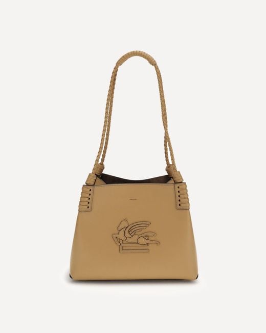 Borsa Shopping Libra di Etro in Natural