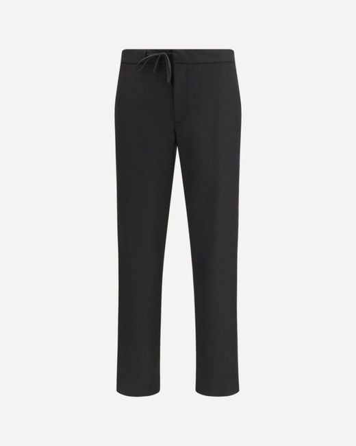 Margiela Black Drawstring Tailored Pants for men