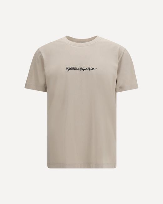 Off-White c/o Virgil Abloh Multicolor Script Arrow T-Shirt for men