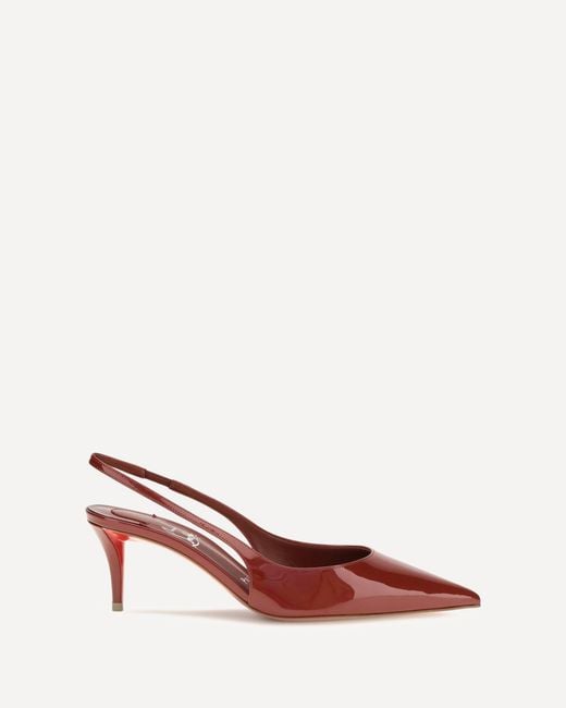 Christian Louboutin Pink Miss Z Slingback Patent Leather Pumps