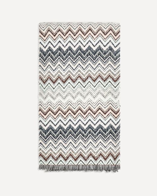 Missoni White Forest Zig Zag Plaid