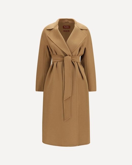 Max Mara Natural Long Robe Coat