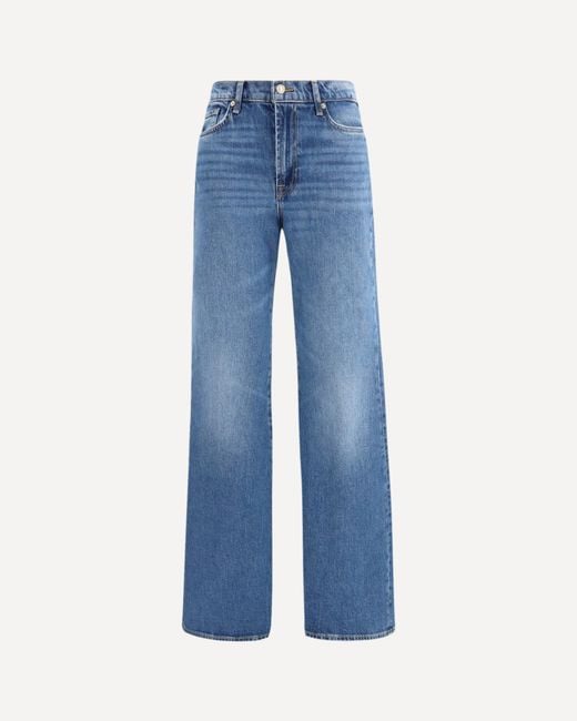 7FOR Blue Retro Flare Jeans