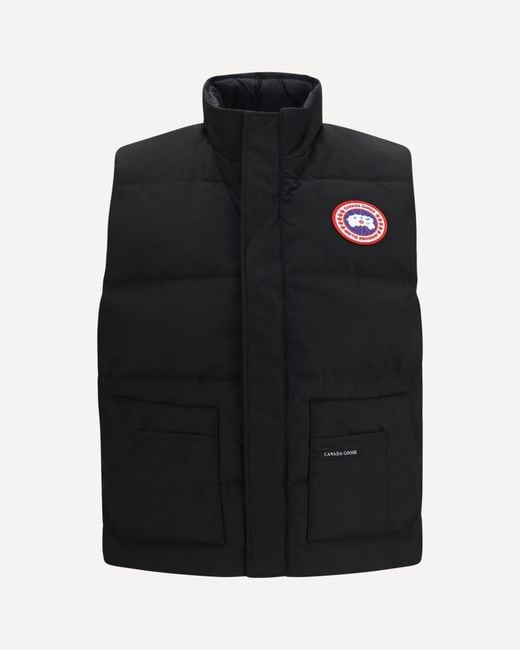 Canada Goose Black Freestyle Legacy Puffer Vest for men