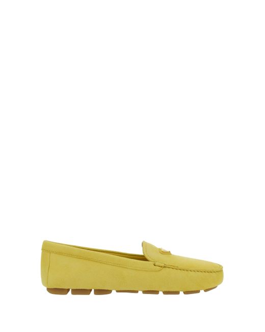 Prada Yellow Loafers