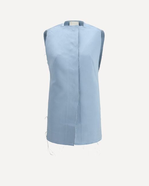 DI STAVNITSER Blue Sleeveless Dress