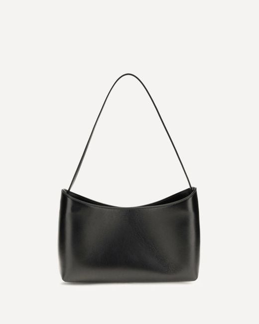 The Row White Alma Baguette Shoulder Bag