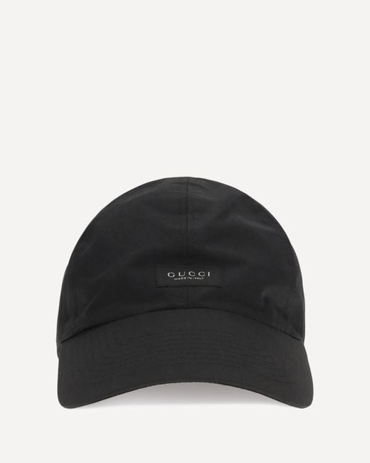 Gucci Black Logo Baseball Cap for men