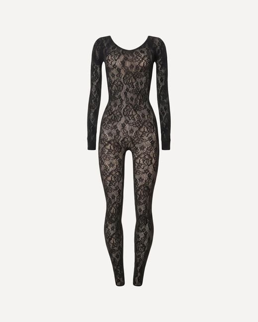 Wolford Black Infinite Rose Jumpsuit