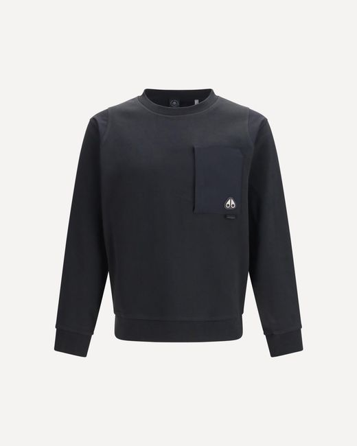 Moose Knuckles Blue Dalon Sweatshirt for men