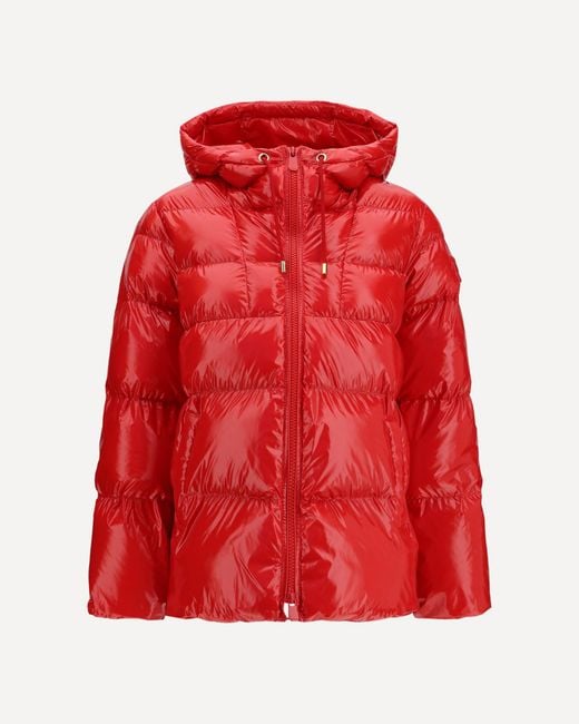 Pinko Red Hooded Eleodoro Down Jacket