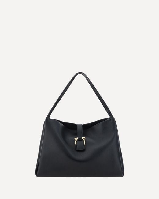 Ferragamo Black Mia Tote Bag