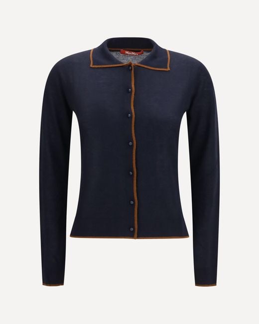 Max Mara Blue Msttarga Cardigan