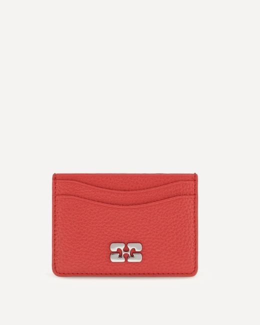 Ganni Red Bou Cardholder