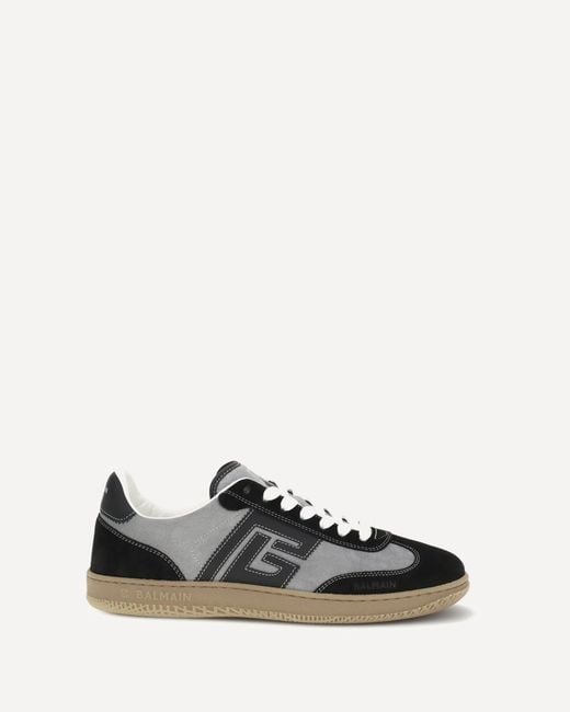 Balmain White Swan Sneakers for men