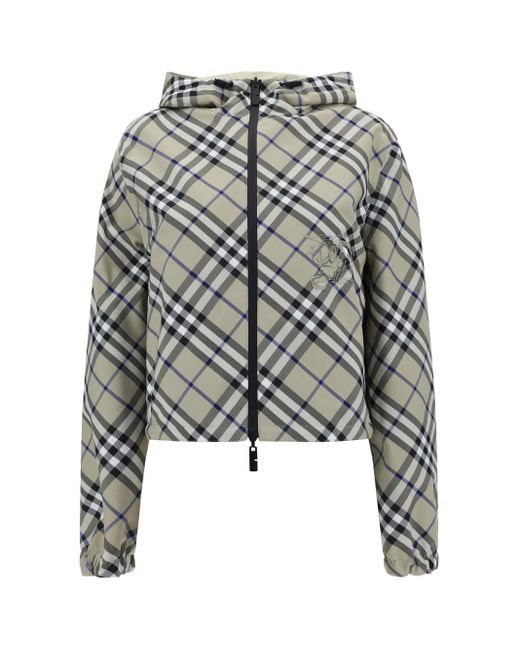 Burberry Gray Down Jackets
