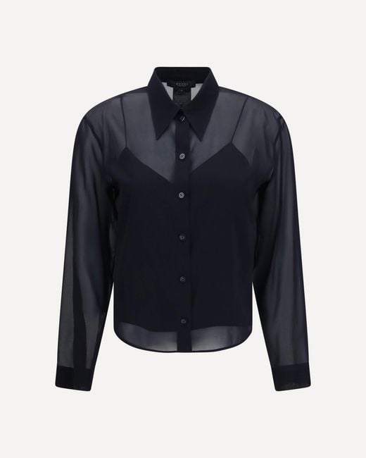 Gucci Black Silk Shirt