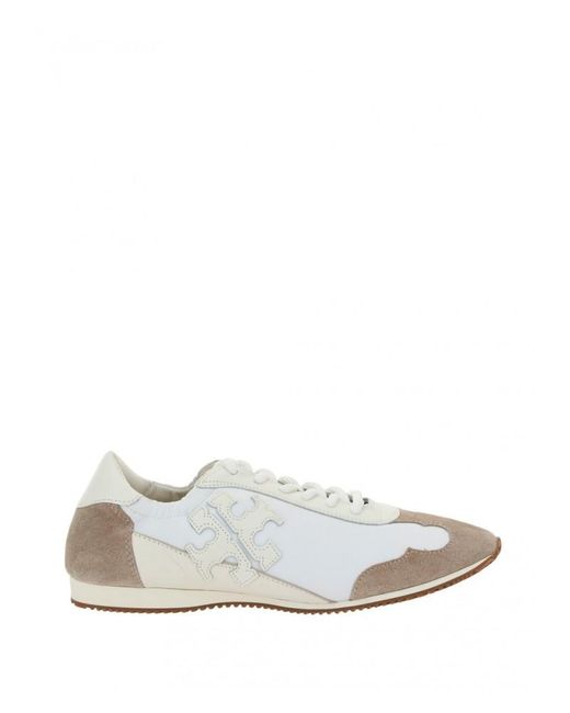 Tory Burch Leather Sneakers in White - Lyst