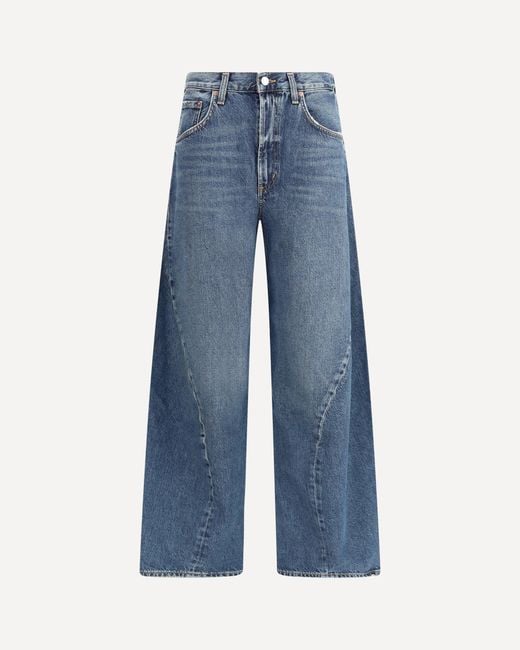 Jeans Twist Colore Nexus di Agolde in Blue