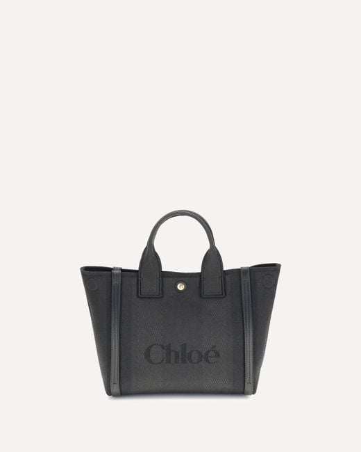 Chloé Black Carry Tote Bag