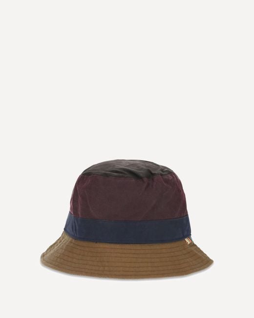 Barbour Multicolor Bucket Hat By X Paul Smith for men
