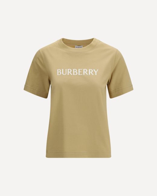 Burberry Natural Logo Cotton T-Shirt