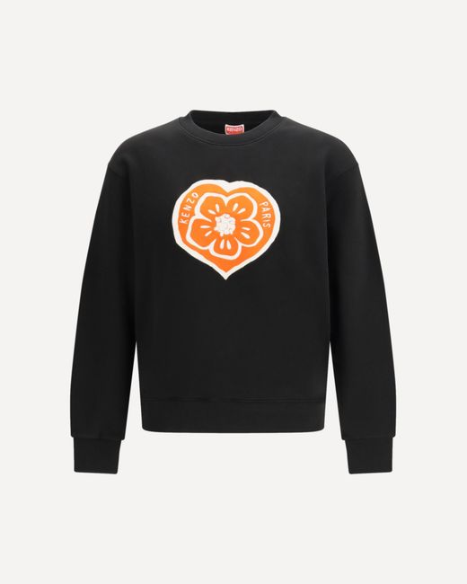 KENZO Black Boke Heart Sweatshirt for men