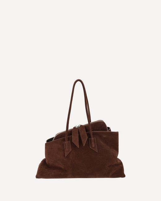 The Attico Brown La Passeggiata Shoulder Bag