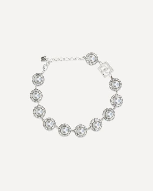 Magda Butrym Natural Pearl And Crystal Necklace