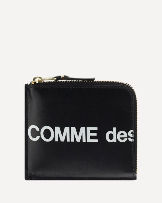 Comme des Garçons Black Leather Wallet for men