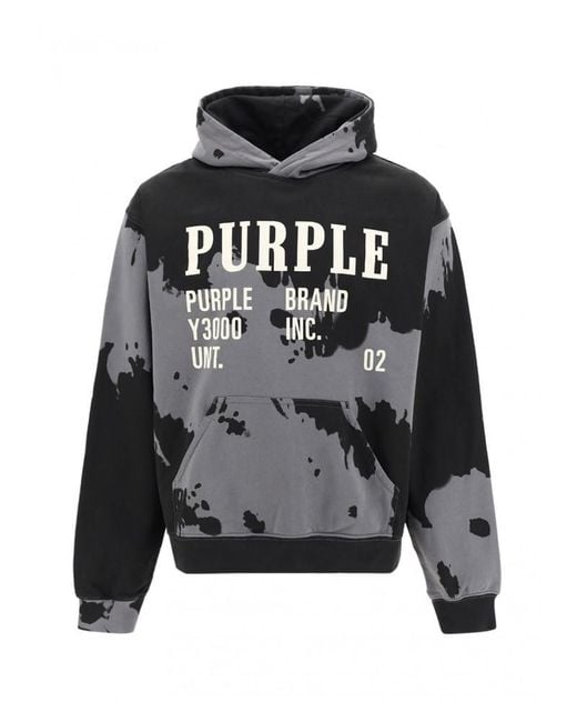 Purple Brand Gray Hoodie 601 for men