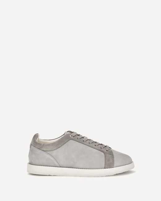 Brunello Cucinelli White Suede Sneakers for men