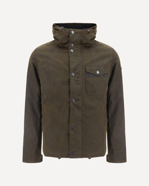 Barbour Green Hooded Jacket for men