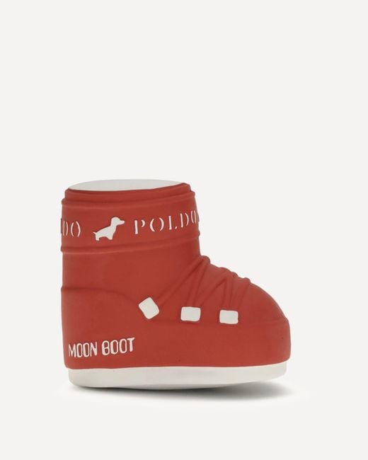 Moon Boot Red Sound Toy By Poldo X Moonboot "Squeaky"